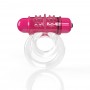 Erekcijas dzimumlocekļa un sēklinieku gredzens ar vibro lodi rozā - The Screaming O - 4B DoubleO 6