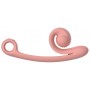 Vibrator for simultaneous stimulation of the G-spot and clitoris Light-pink - Snail Vibe