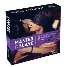 Master & slave - BDSM komplekts ar spēļu kārtīm 