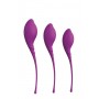 Набор из 3 фиолетовых вагинальных шариков от DREAM TOYS