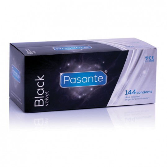 Pasante - Black Velvet condoms - 144pcs