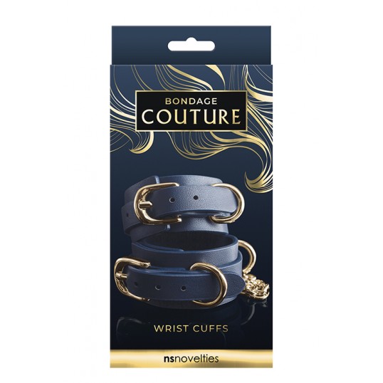 Наручники синие - Bondage couture