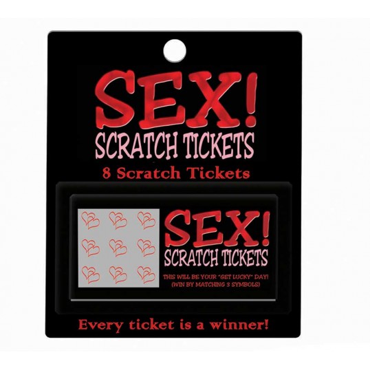 Sex! scratch tickets