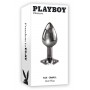 металлическая анальная пробка маленькая - Playboy