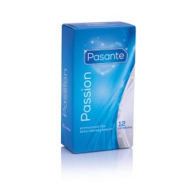 Prezervatīvi punktoti lateksa 12 gab - Pasante Passion