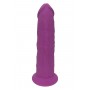 Dubultā blīvuma dildo 15cm violets - REAL LOVE - Dream Toys