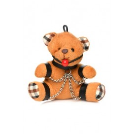 Gagged Teddy Bear Keychain