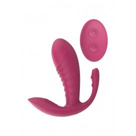 Biksīšu vibrators ar trīs stimulācijas punktiem rozā - ESSENTIALS