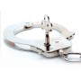 Ffsle metal handcuffs silver