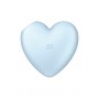 Klitora gaisa stimulators sirds formā zils - Satisfyer Cutie Heart