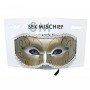 S&m - grey masquerade mask
