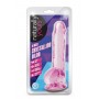 NATURALLY YOURS 8" CRYSTALLINE DILDO ROSE