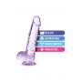 CRYSTALLINE DILDO - NATURALLY YOURS 6" 15cm