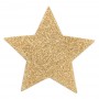 Пэстисы-звездочки на грудь «flash star» от компании bijoux indiscrets, цвет золотой, размер os, 0135