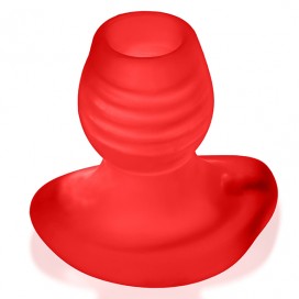 Oxballs - Glowhole-2 Hollow Buttplug with Led Insert Red Morph Large