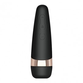 Klitora gaisa pulsators ar vibrāciju - Satisfyer Pro 3 melns