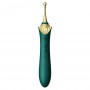 Vibrator with 4 attachments - Zalo - Bess 2 Turquoise Green