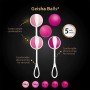 Kegel iegurņu pamatnes muskuļu trenēšanas komplekts 5+2 gab rozā - Gvibe - Geisha Balls 3 