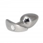 Stainless Steel Butt Plug with Swarovski Crystal - Pillow Talk 