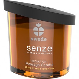 Swede - Senze Seduction Massage Candle Clove Orange Lavender 150 ml