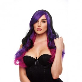 Parūka Pleasure Wigs - Brandi Black & Purple