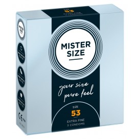 Mister size 53mm pack of 3