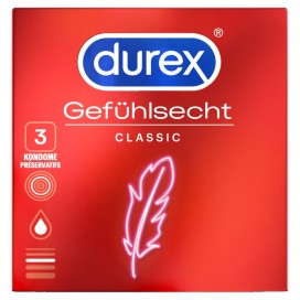 Durex - gefühlsecht ultra slim prezervatīvi - 3 gab