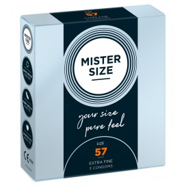 Mister size - 57 mm condoms- 3 pieces