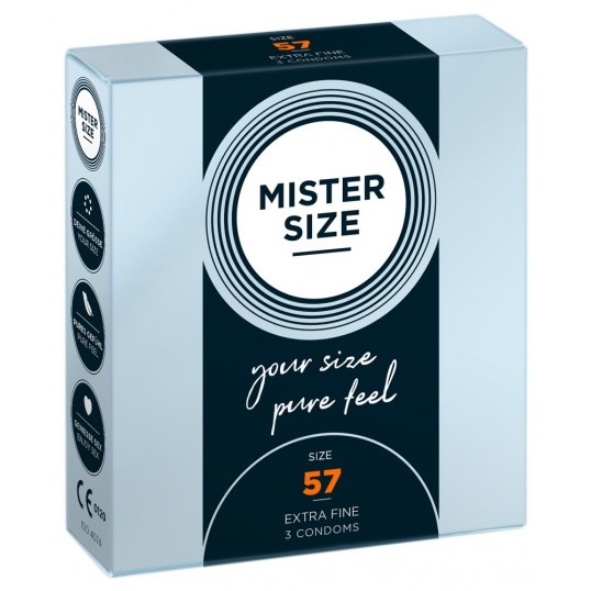 Mister Size - презервативы 57 мм ультратонкие - 3 шт