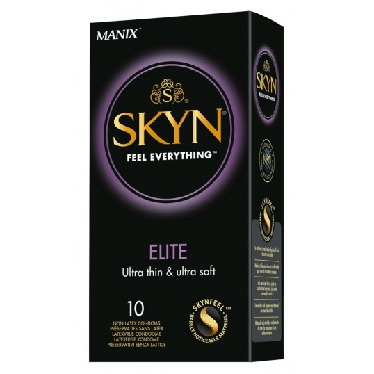 Ultra thin latex-free condoms - skyn elite 10pcs