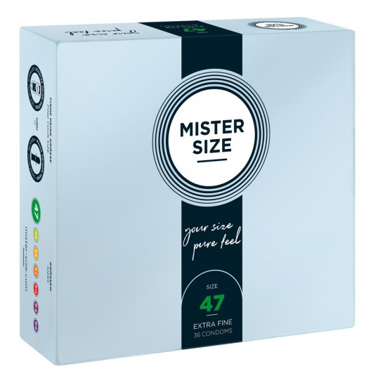 Mister size - condoms 47mm - 36 pcs