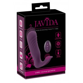 Klitoru stimulējošs vibrators ar pulti Javida RC Shaking Panty Vibe