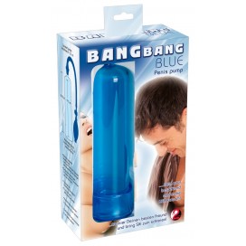 Вакуумная помпа для члена bang bang blue penis pump blue