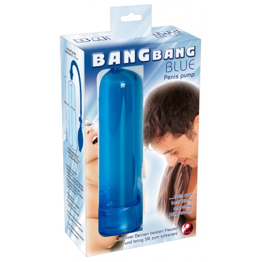 Bang bang blue penis pump blue