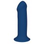Dubultā blīvuma silikona dildo 18cm zils - Hitsens 1