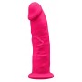 Lokans un vibrējošs dildo 17,5cm rozā - SilexD