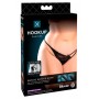 Комплект трусики и анальная пробка Hookup Panties Remote Bowtie Bikini, черный - XL/XXL