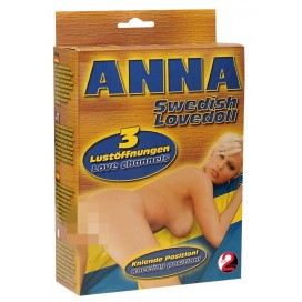 Реалистичная секс кукла "anna" swedish love doll