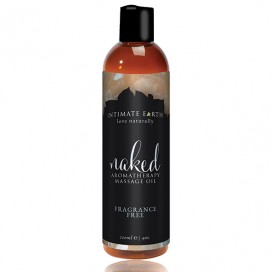 Intimate earth - massage oil naked unscented 120 ml