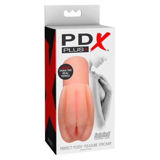 Мастурбатор вагина Pipedream PDX Plus Pleasure Stroker, телесный
