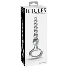Anālās pērles 20,5cm caurspīdīgas icicles 67
