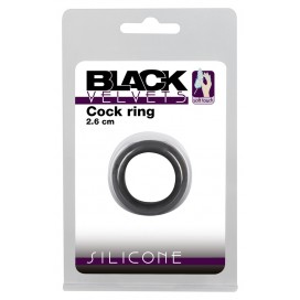 Black velvets cock ring 2.6 cm