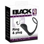 Black velvets ring & plug