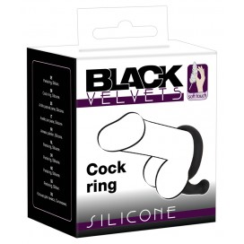 Dzimumlocekļa gredzens uzmava black velvets cock ring