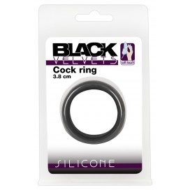 Dzimumlocekļa gredzens uzmava black velvets cock ring 3.8 cm
