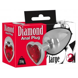 Diamond butt plug large