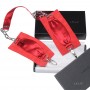 Lelo - sutra chainlink cuffs red