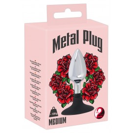 Metal plug with suchtion cup