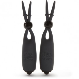 Fifty shades of grey - vibrating nipple clamps black