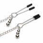 Fifty shades of grey - play nice satin & lace collar & nipple clamps
